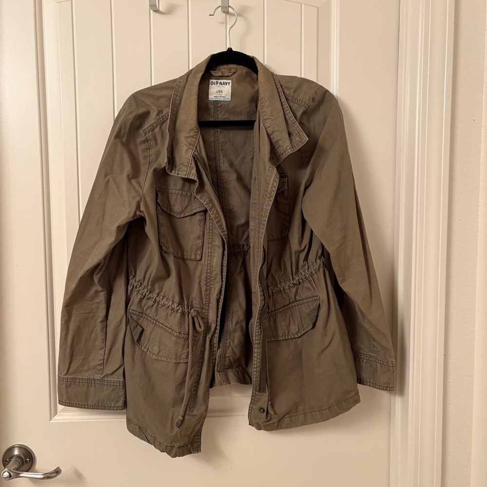 Old Navy Khaki Utility Jacket